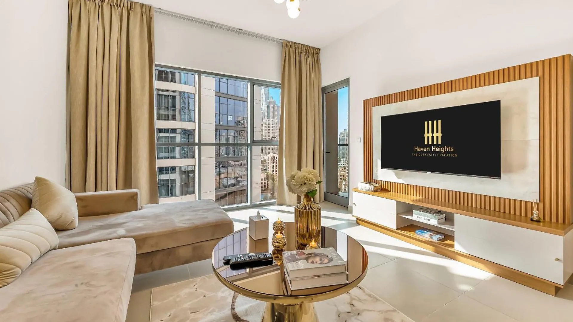 Downtown Dubai With Burj Khalifa View Haven Heights Holiday Homes